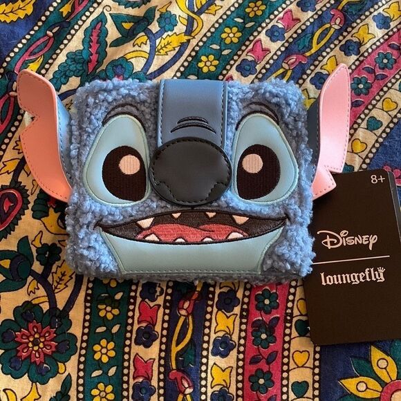 Loungefly Handbags - Loungefly Disney Stitch Fuzzy Wallet